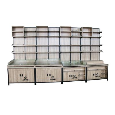 China Single-Sided Supermarket Shelves Fruit Bulk Candy Food Display Rack Supermarket Bulk Candy Dry Shelves For Sale for sale