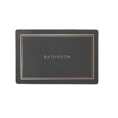 China Washable China Professional Manufacture 40*60 4mm diatom rubber floor eco friendly bath mat for sale