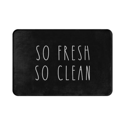 China Washable New type 40*60 35D 12mm super absorbent floor memory foam bath car mat soft absorbent for sale