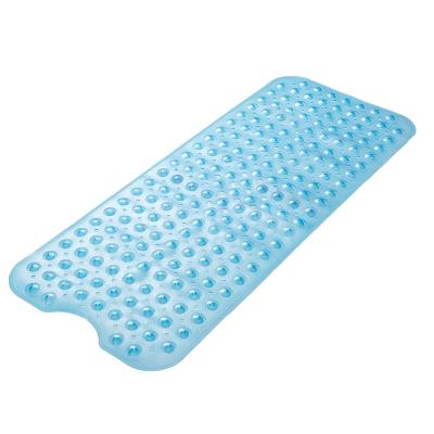 China Sustainable 2022 Hot sell  40*100cm PVC bathroom use anti slip bath mat for sale