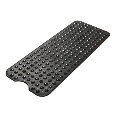 China Sustainable 2022 Hot sell  40*100cm PVC bathroom use anti slip bath mat for sale