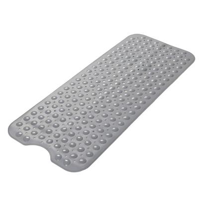 China Sustainable 2022 Hot sell  40*100cm PVC bathroom use anti slip bath mat for sale