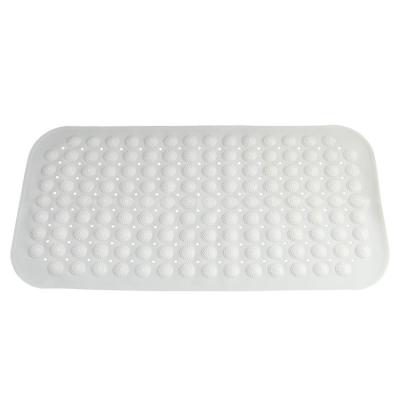 China Sustainable New Design  40*100cm PVC Pocking mark bathroom use anti slip bath mat for sale