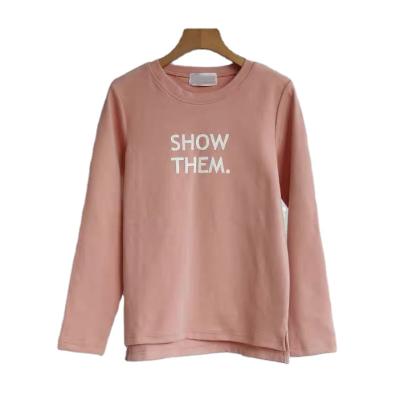 China Custom Screen Printing Anti-pilling Soft Sleeve Logo Casual Shirts Women With Long Thicken for sale