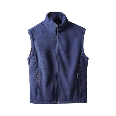 China Sleeveless Double Fleece Anti-pilling Vest Polyester Anti-pilling Fabric Knitted Veste Homme Men Invest for sale