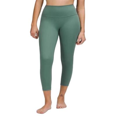 China Breathable Wholesale Fitness Leggings Fresh Green High Waist Women Yoga Gym Wear Yoga Pants Gaiters for sale