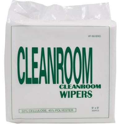 China Stocked Industrial Clean Disposable Lint Free 6inch Dry 0609 Nonwoven Cleanroom Polycellulose Wipe for sale