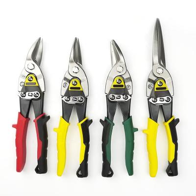 China Other High Quality Industrial Grade Chrome Vanadium Aviation Tin Snips CR-V Iron Sheet Cutting Scissors from SOLUDE for sale