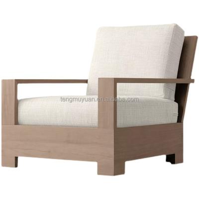 China Aluminum Sofa Indonesia Solid Corner Garden Sofa Set Furniture Wholesale Outdoor Modern Wooden Color Plate for sale