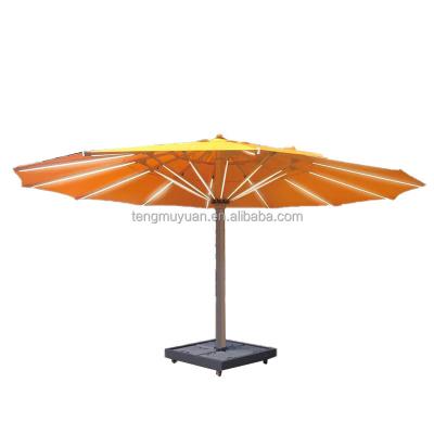 China Best Selling New Design Fancy Outdoor Modern Wholesale Printed Waterproof Steel Beach Gym Umbrella Umbrella Parasols Large Twist for sale