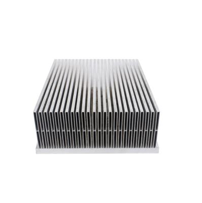 China Heatsink CNC Machined Square Heatsink 120(W)*36 Aluminum Extrusion Heatsink Flat Aluminum Heatsink (H)*120(L)mm Large Size for sale