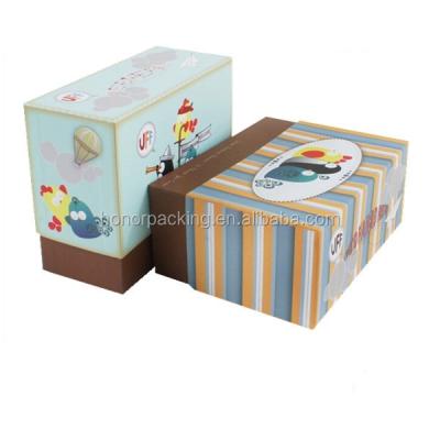 China Factory Price Handmade High Quality Cheap Shoe Luxury Paper Box For Kid Baby Shoe Packing Box for sale