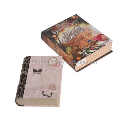 China China Handmade Wholesale Book Shape Paper Box Gift Packaging Box For Birthday For Sale for sale