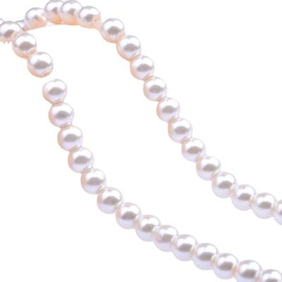 China Crystal 100pcs 4mm 6mm 8mm 10mm 12mm Yiwu Glass pearl color chart glass pearl beads in loose pearls Beads Strands for sale