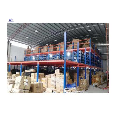 China Hot Selling Storage Mezzanine Floor Storage Rack / Chinese Steel Racking System Customized Corrosion Protection Storage Warehouse Attic Floor for sale