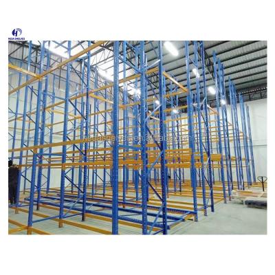 China Corrosion Protection Pallet Racking Assemble Industrial Longspan Storage Rack Systems Heavy Duty Metal Warehouse Pallet Rack Selective High Bay Shelf for sale