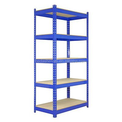 China Wholesale Corrosion Protection 5 Level Boltless Metal Corner Storage Rack, Warehouse Storage Rack, Slotted Corner Storage Rack for sale