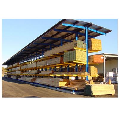 China Industrial Heavy Duty Corrosion Protection Cantilever Rack For Long Materials Storage for sale