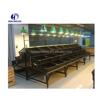 China China supplier high quality single sided fruit and vegetable display stand price for sale