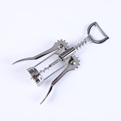 China Viable Zinc Alloy Multifunctional Opener Wine Kitchen Tools Creative Bottle Opener Wine Wing Corkscrew for sale