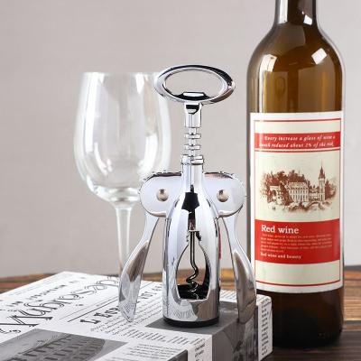 China Amazon Viable Hot Selling Wing Corkscrew Wine Opener Professional Bottle Opener High Quality 215G Zinc Alloy Corkscrew for sale