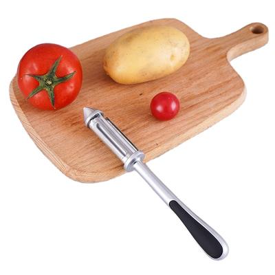 China Viable Kitchen Accessories Vegetable Peeler Stainless Steel Vegetable Peelers Slice Apple Cucumber Potato Skin-Peeler for sale