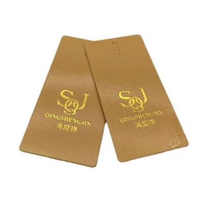 China Sustainable Cardboard Hang Tag Printing Plain Luggage Hang Tag Embossed For Bag Tags Seed Paper Garment for sale