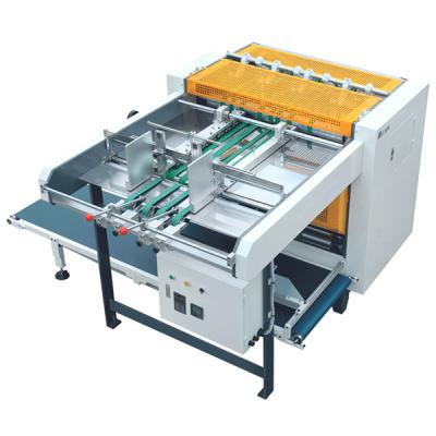 China Hohe Leistungsfähigkeits-automatische Pappe, die Maschine für den Kasten macht mit Geschwindigkeit 110-120pcs/min fugt zu verkaufen