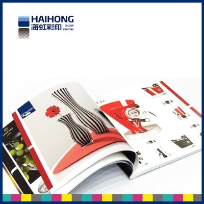 China Double sides coated art paper Luxury softcover photo magazine printing Service OEM for sale