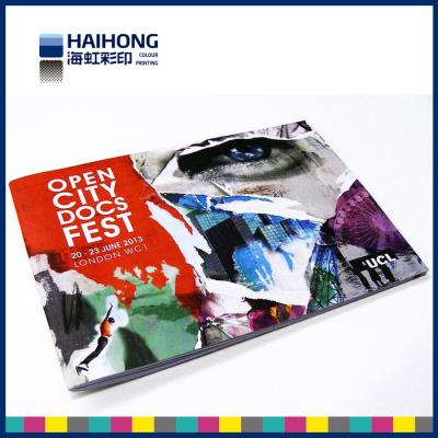 China Colorful vertical and horizontal format colour brochure printing services , 8 page brochure printing for sale