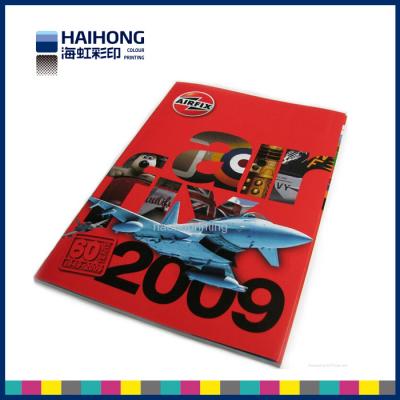 China Zadelsteek of perfecte verbindende gedrukte brochures met 250gsm, 300gsm met een laag bedekt document Te koop