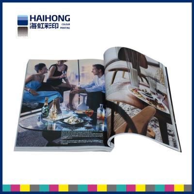 China Customized bookbinding magazine and small magazine printing service for sale