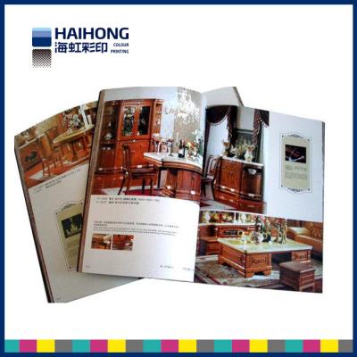 China Cover glossy finishing catalogue printing services A5 ,  A4 ,  A3 or customized for sale