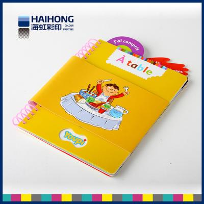 China - Impresión encuadernada del libro de la foto, espiral - libretas encuadernadas espirales modificadas para requisitos particulares para los niños en venta