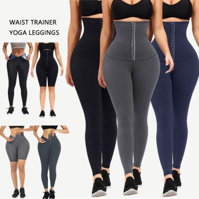 China Hexin High Waist Body Shaper & Waist Trainer SHAPEWEAR Breathable Wholesale Gaiters Slimming Custom for sale