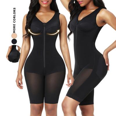 China Wholesale Breathable WAISTDEAR Crotchless Butt Lifter Tummy Control Bodysuit Slimming Women Shapewear Full Body Shaper for sale