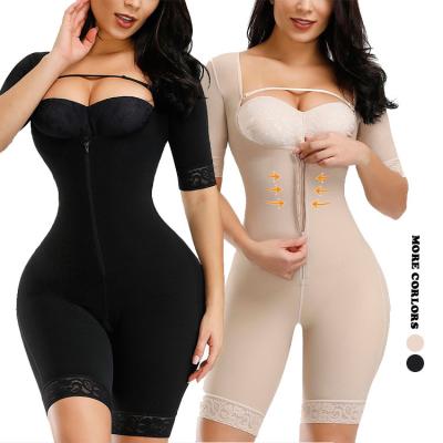 China Hexin QUICK DRY Wholesale Short Sleeve Women Full Body Shaper Slimming Shapewear for sale