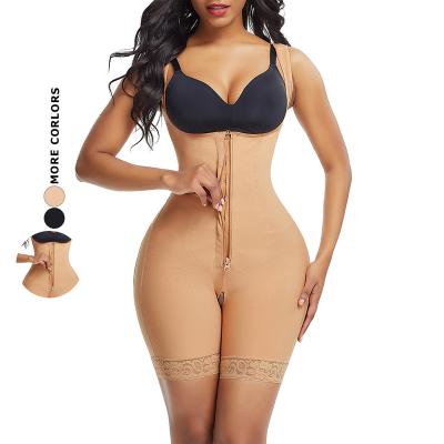 China WAISTDEAR Breathable Wholesale Slimming Zipper High Waist Plus Size Body Shaper Pants Shapewear for sale