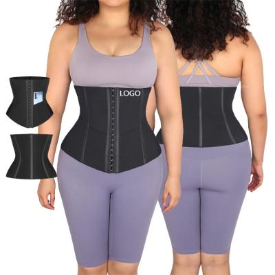 China WAISTDEAR 9 asteel bone sport custom logo high waist trainer antibacterial waist trainer latex bone shaper steel waist trainer for sale