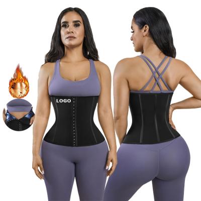 China Latex Antibacterial Wholesale Custom Women's Slimming Fit Women's WAISTDEAR Sports Waist Trainer Tummy Control Belt for sale