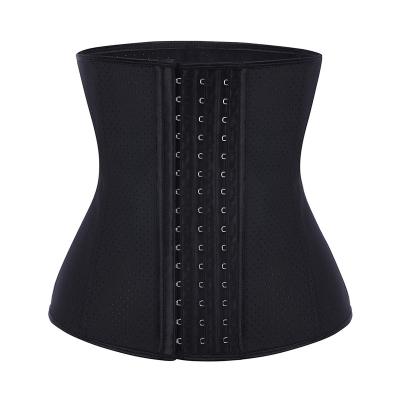 China WAISTDEAR Breathable High Quality Latex Plus Size Waist Trainer 9Steel Bones Belt Private Label Women's Slimming Vest Body Shaper Tummy Control Cincher for sale