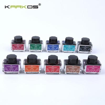 China 10 Colors Fountain Pen Best Price Carbon Ink Fountain Pen Colored Water Based Ink No for sale