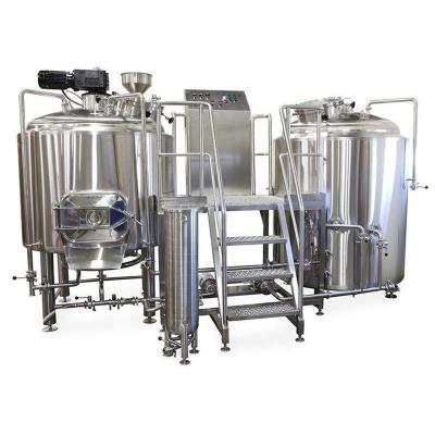 China Hotels 1000L 5000L 3bbl 7bbl Craft Beer Brewery Equipment for sale