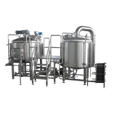 China Hotels Beer Making Machine Craft Beer Brewery Restaurant Industrial Beer Brewing Equipment Turnkey System for sale