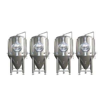 China Hotels 1000l Stainless Steel Beer Brew Conical Bars Fermenter Fermentation Tank Factory Sale for sale