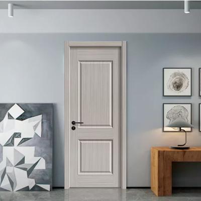 China Sound Insulation Popular High quality Luxury corrosion resistance Cleanable Scratch-resistant Formaldehyde-free slab Interior Solid Wooden Door for sale