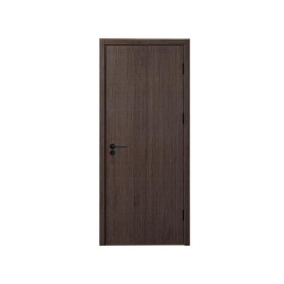 China Thermal Insulation Fashionable villa stable walnut Insect-proof insulation slab Fireproof Eco-Friendly silent livingroom interior wooden room doors for sale