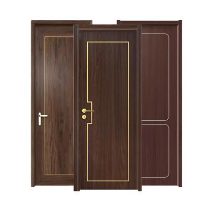 China Sound Insulation New Designs Wholesale Luxury oxidation resistance Cleanable undeformed storage room Durable Flame retardant interior wooden door for sale