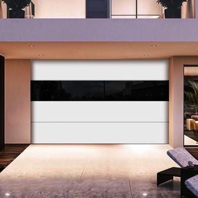 China Windproof Best Sale House Luxury High strength Water tightness Stainless Intelligent Remote operation Smart automatic electric garage door for sale