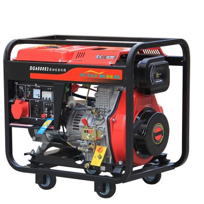 China Red Newland 5kw Small Three Phase 12.5L Uses Friendly Open Diesel Generator for sale